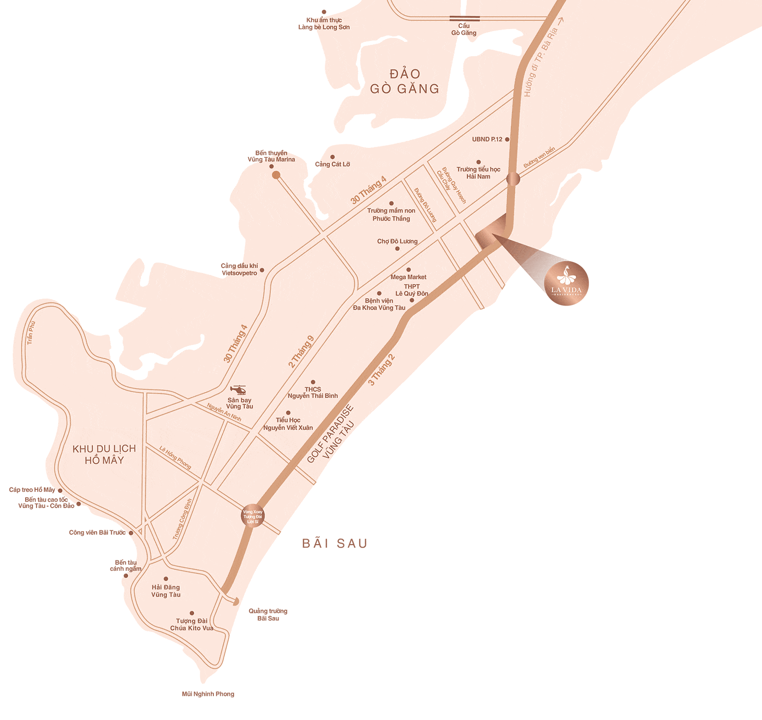 VỊ TRÍ LaVida Residences VŨNG TÀU